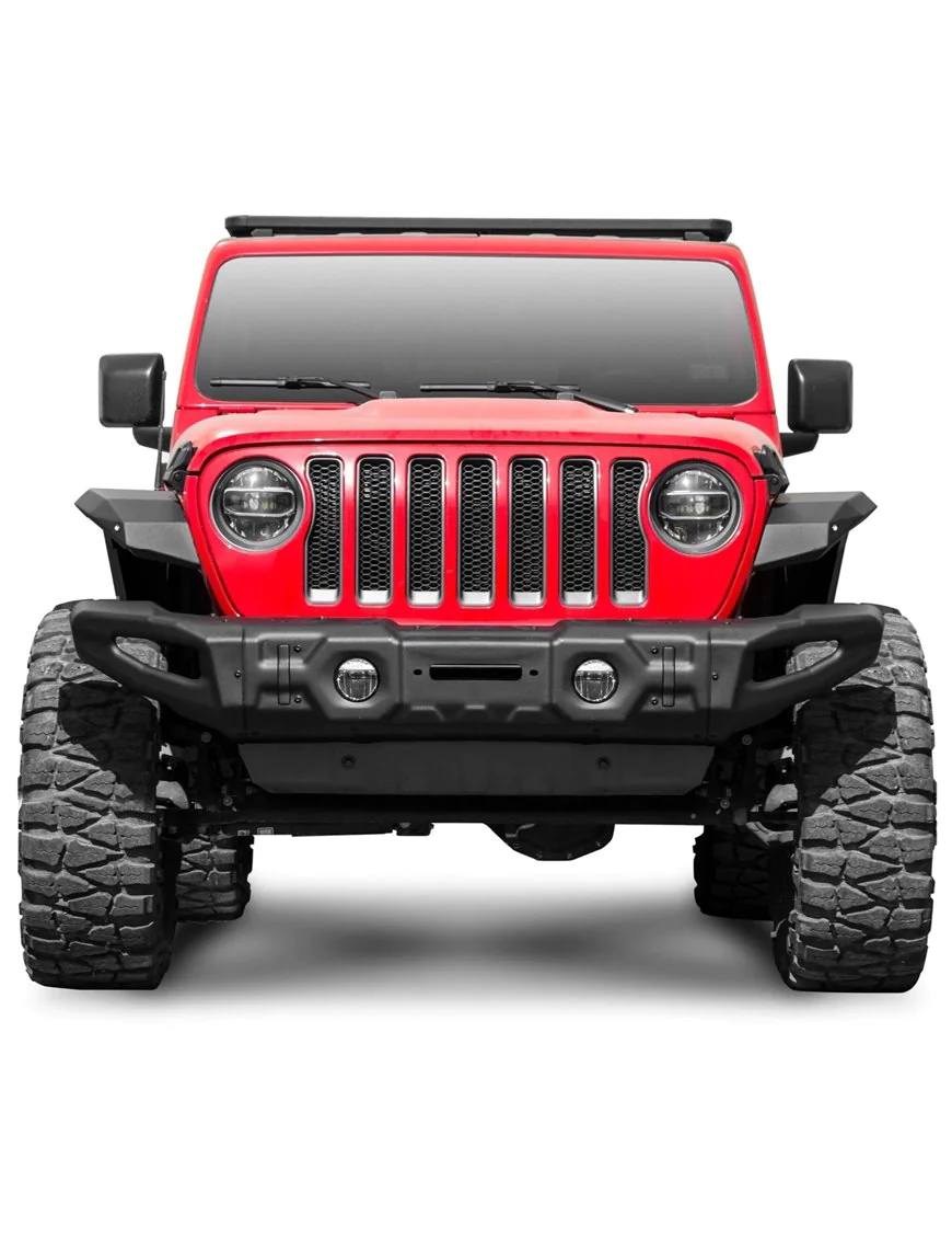 RIVAL Front Modular Stamped Steel Full-Width Bumper Jeep Wrangler and Gladiator (bumper only)