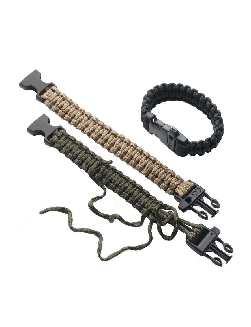 MACGYVER BRANSOLETKA PRZETRWANIA - LINKA PARACORD 102255 MACGYVER BRANSOLETKA PRZETRWANIA - LINKA PARACORD 102255