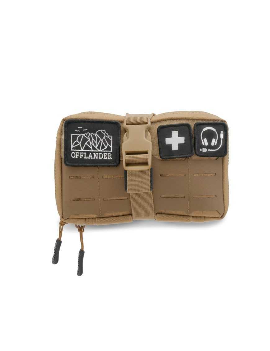 OFFLANDER SASZETKA TAKTYCZNA MOLLE Z RZEPEM NA POWERBANK I KABLE KHAKI OFFLANDER SASZETKA TAKTYCZNA MOLLE Z RZEPEM NA POWERBANK I KABLE KHAKI