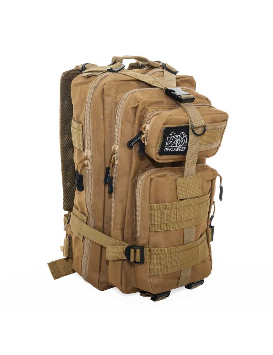 OFFLANDER PLECAK TURYSTYCZNY SURVIVAL 25L KHAKI