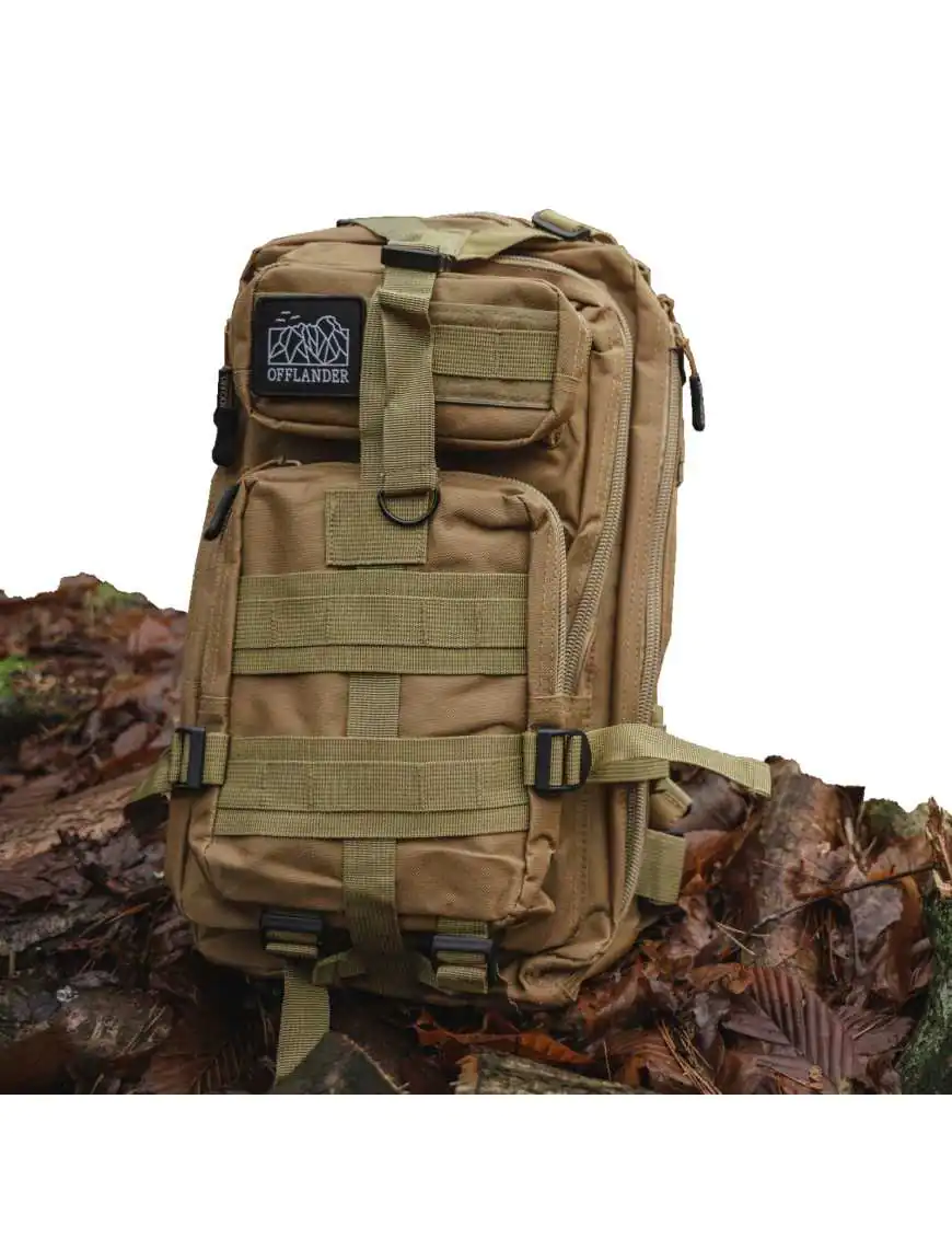 OFFLANDER PLECAK TURYSTYCZNY SURVIVAL 25L KHAKI