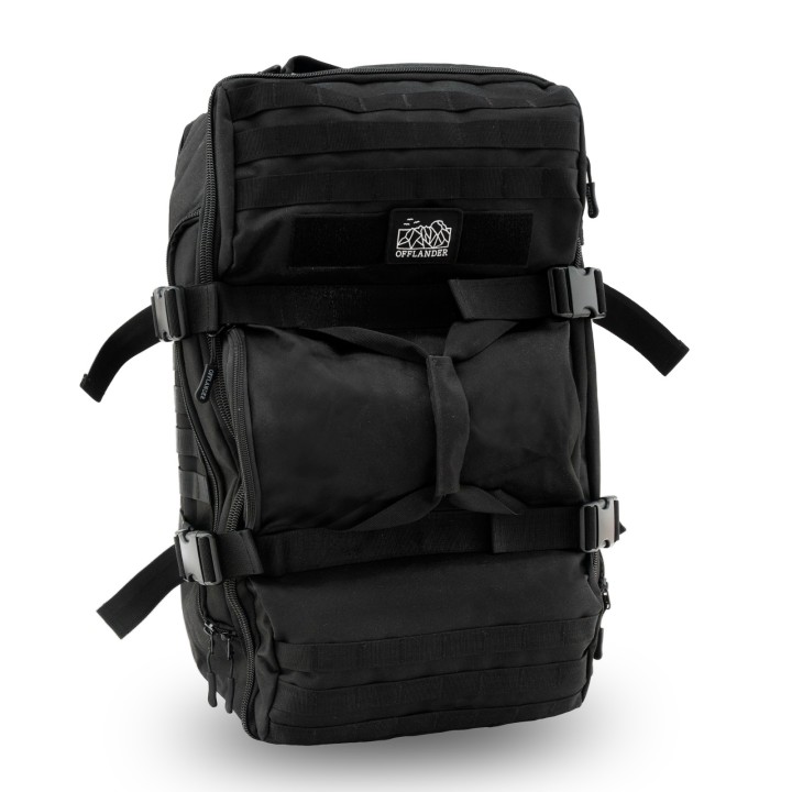 OFFLANDER TORBA PODRÓŻNA PLECAK 3W1 OFFROAD 54L CZARNA
