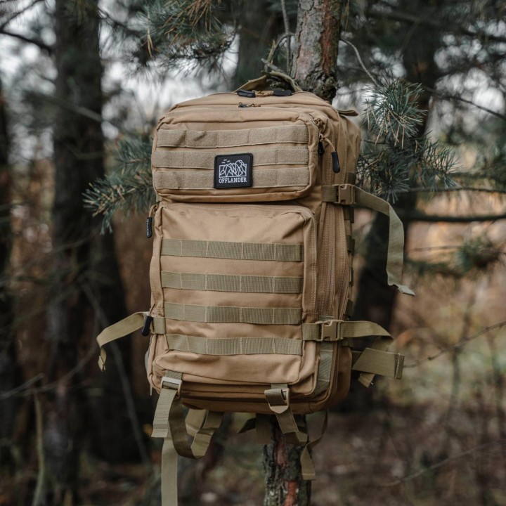 OFFLANDER PLECAK TURYSTYCZNY SURVIVAL 43L KHAKI