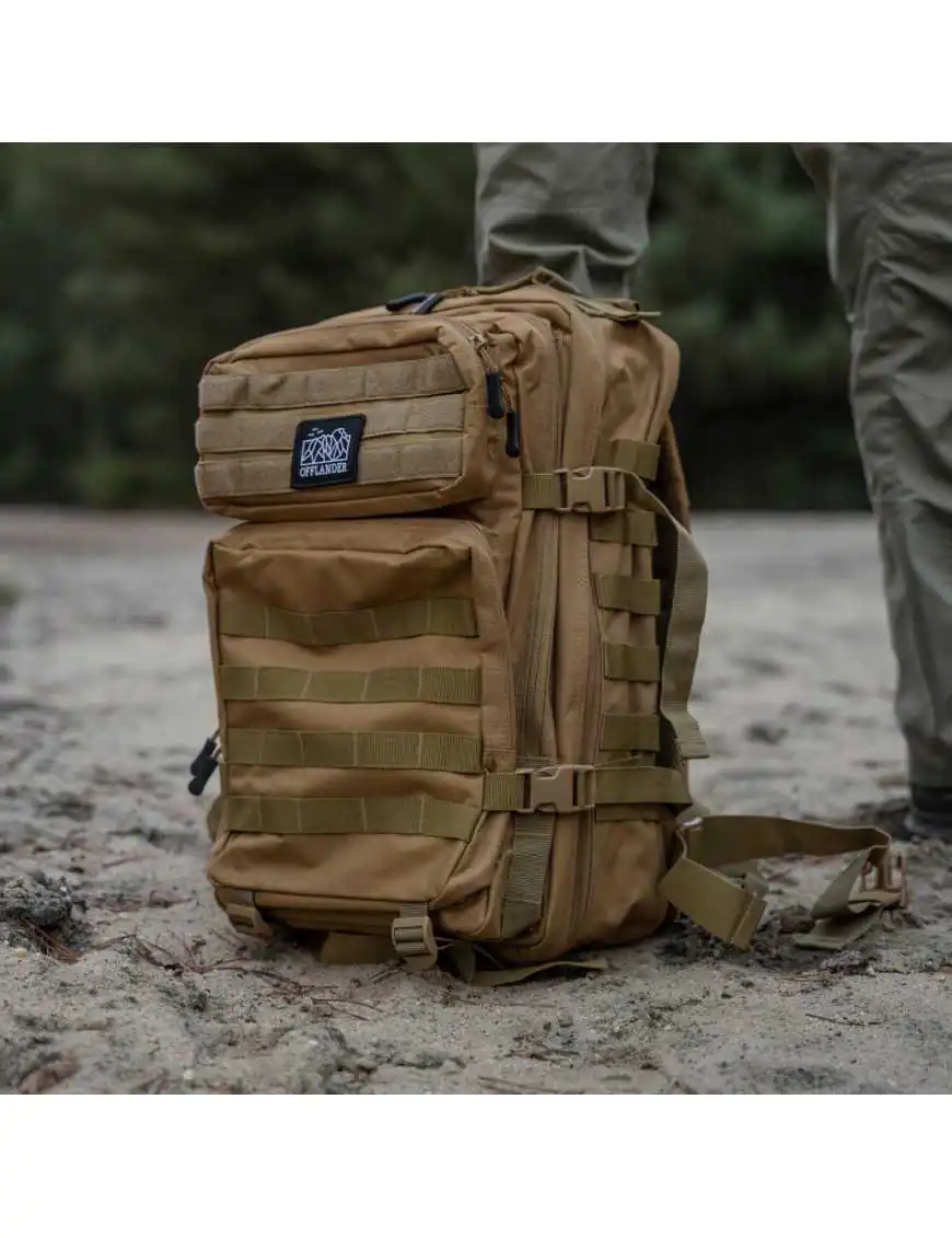 OFFLANDER PLECAK TURYSTYCZNY SURVIVAL 43L KHAKI