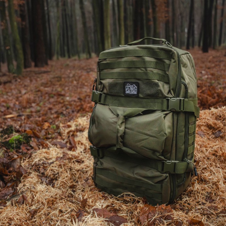 OFFLANDER TORBA PODRÓŻNA PLECAK 3W1 OFFROAD 54L ZIELONA