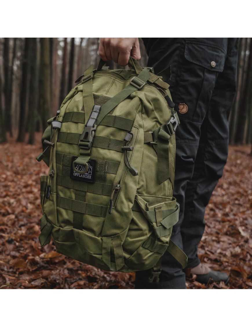 OFFLANDER PLECAK TURYSTYCZNY SURVIVAL TREKKER 25L ZIELONY