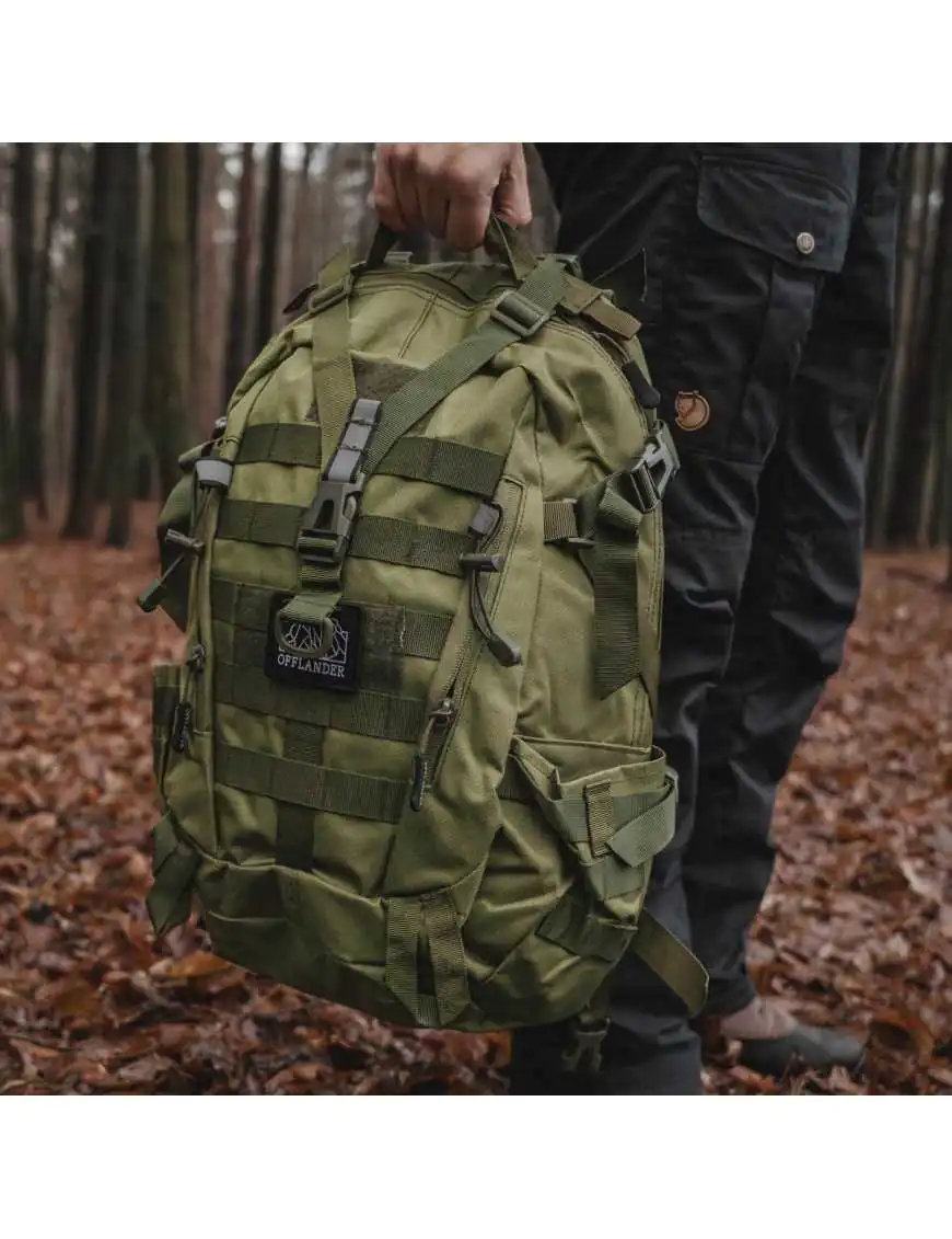 OFFLANDER PLECAK TURYSTYCZNY SURVIVAL TREKKER 25L ZIELONY