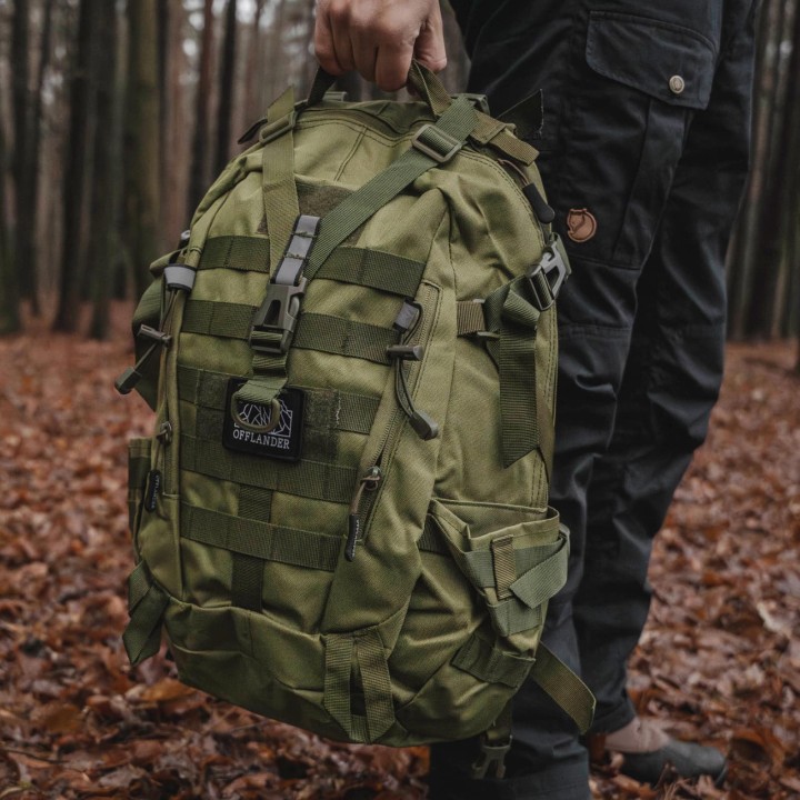 OFFLANDER PLECAK TURYSTYCZNY SURVIVAL TREKKER 25L ZIELONY