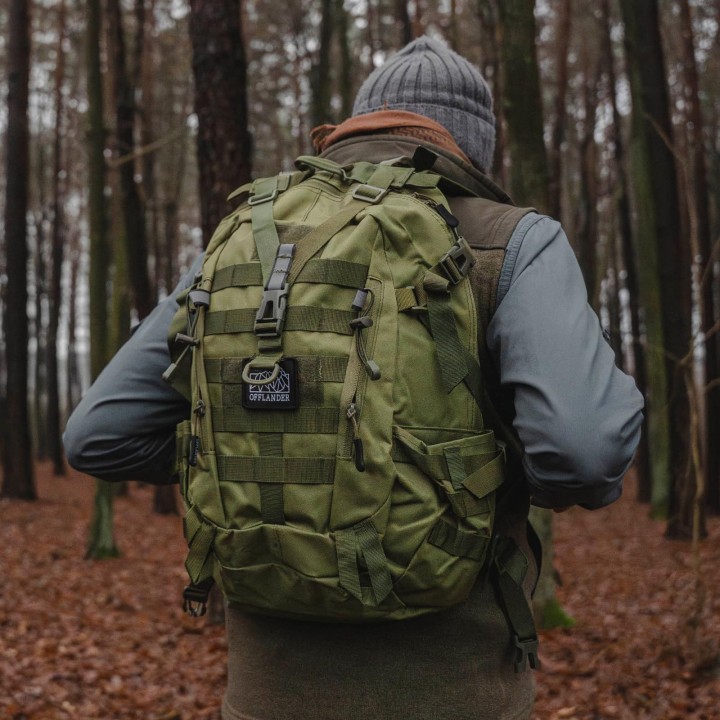 OFFLANDER PLECAK TURYSTYCZNY SURVIVAL TREKKER 25L ZIELONY