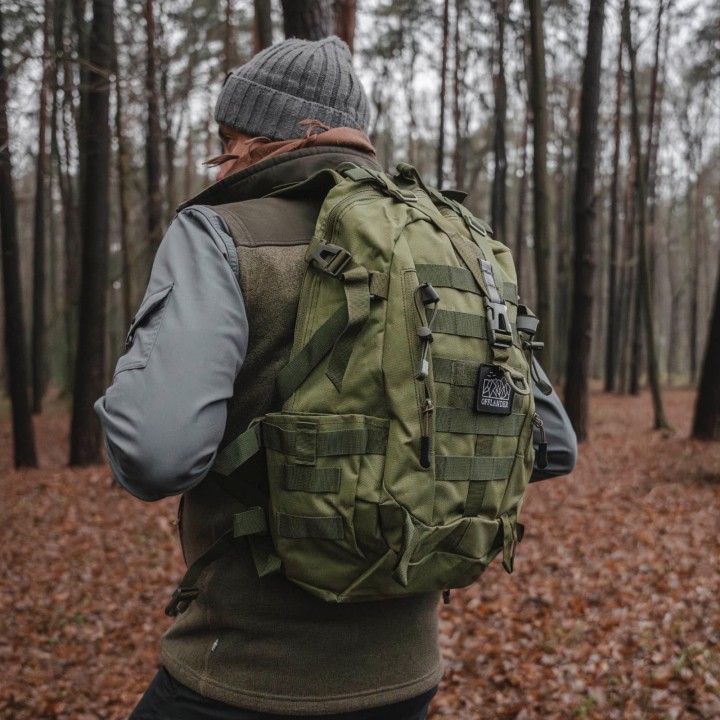 OFFLANDER PLECAK TURYSTYCZNY SURVIVAL TREKKER 25L ZIELONY