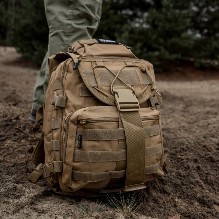 OFFLANDER PLECAK TURYSTYCZNY SURVIVAL HIKER 25L KHAKI
