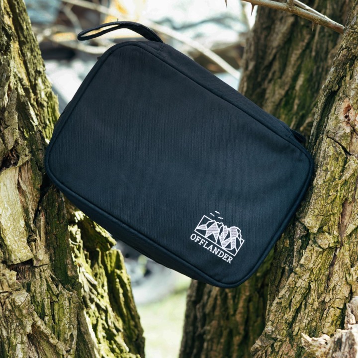 OFFLANDER ORGANIZER KOSMETYCZKA TURYSTYCZNA DO WIESZANIA CZARNA