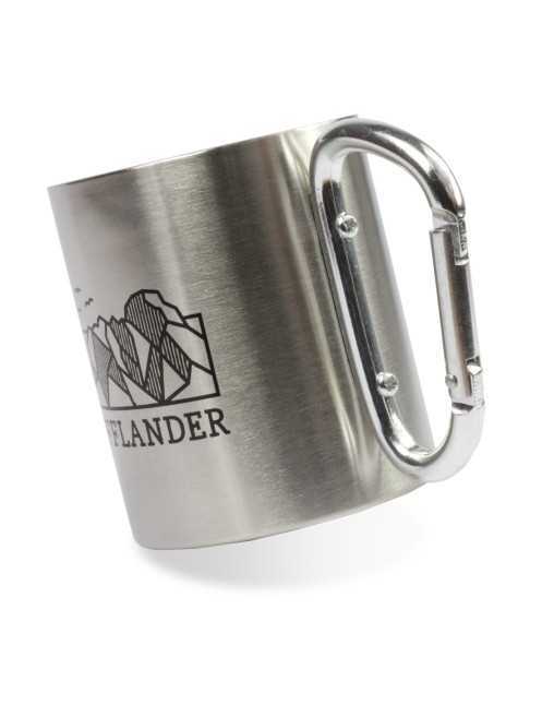 OFFLANDER KUBEK KEMPINGOWY Z KARABIŃCZYKIEM STALOWY 220ML OFFLANDER KUBEK KEMPINGOWY Z KARABIŃCZYKIEM STALOWY 220ML