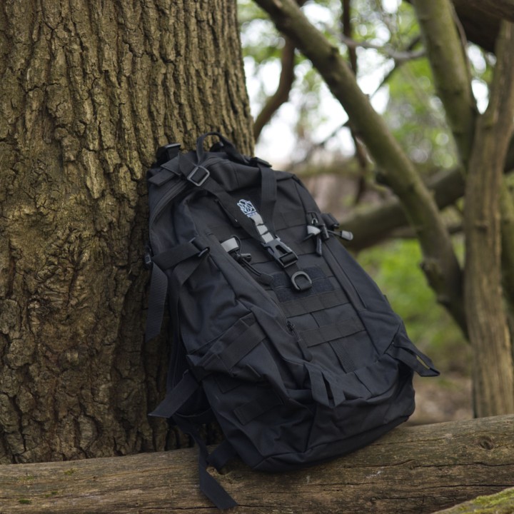OFFLANDER PLECAK TURYSTYCZNY SURVIVAL TREKKER 25L CZARNY