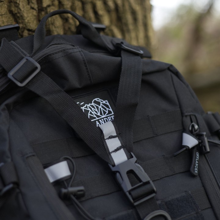 OFFLANDER PLECAK TURYSTYCZNY SURVIVAL TREKKER 25L CZARNY