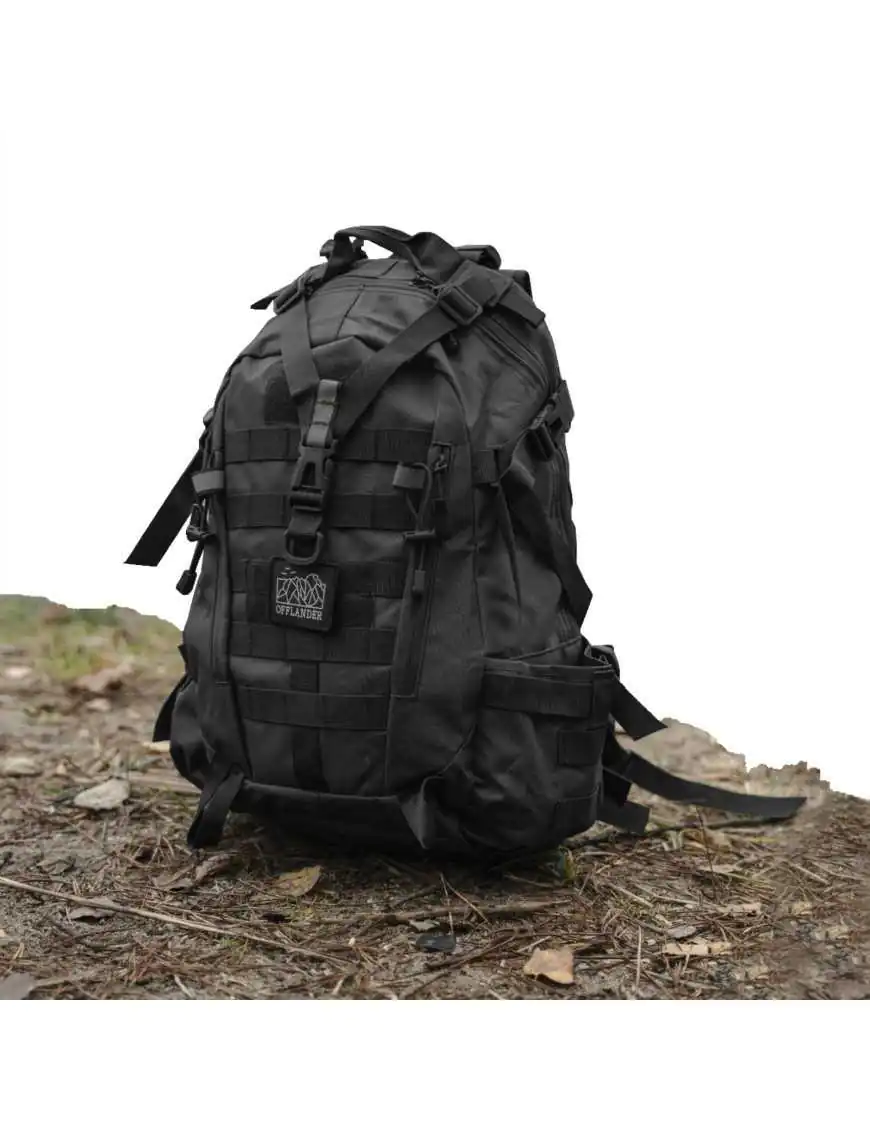 OFFLANDER PLECAK TURYSTYCZNY SURVIVAL TREKKER 25L CZARNY