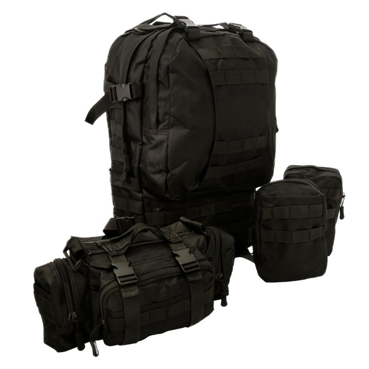 OFFLANDER PLECAK TURYSTYCZNY SURVIVAL COMBO 38L CZARNY