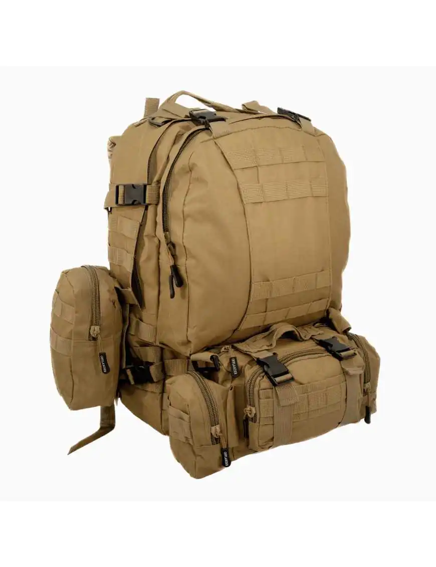 OFFLANDER PLECAK TURYSTYCZNY SURVIVAL COMBO 38L KHAKI