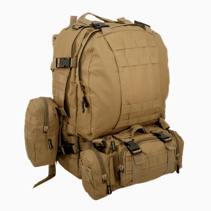 OFFLANDER PLECAK TURYSTYCZNY SURVIVAL COMBO 38L KHAKI