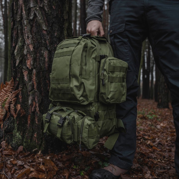 OFFLANDER PLECAK TURYSTYCZNY SURVIVAL COMBO 38L ZIELONY