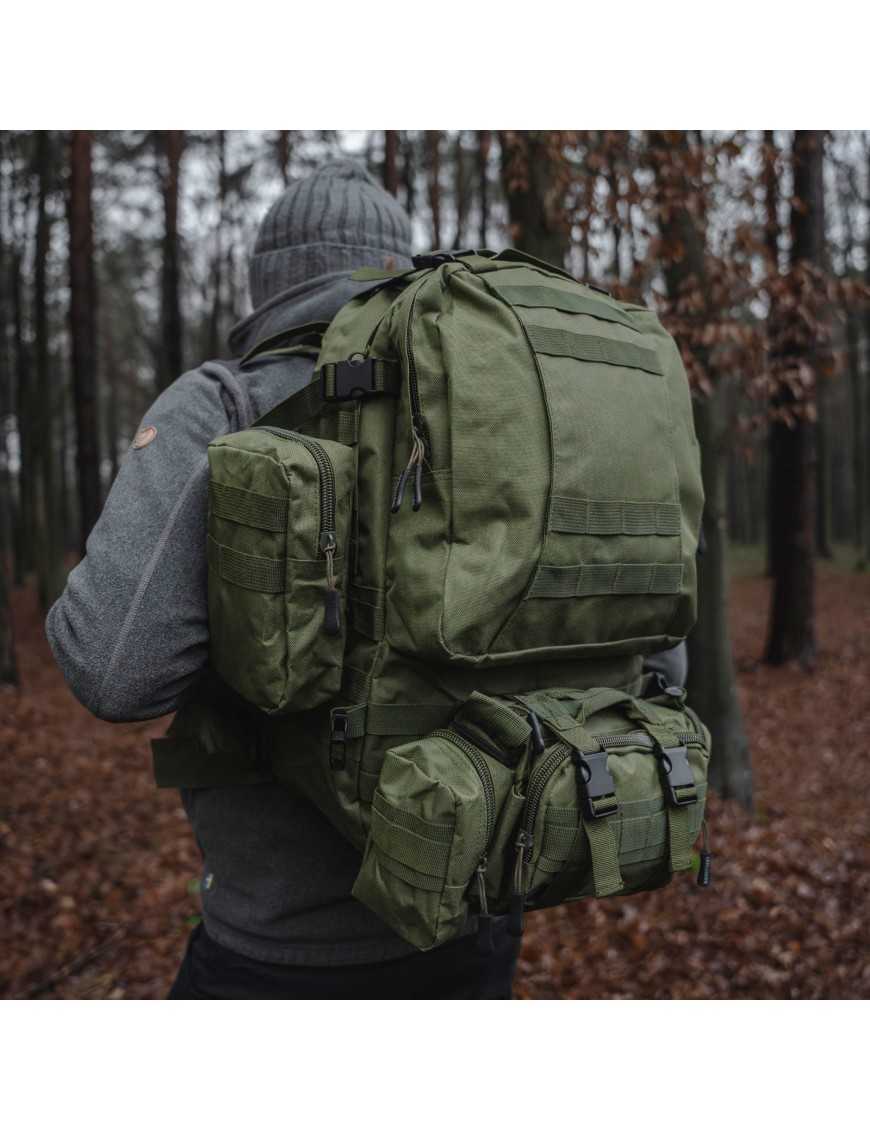 OFFLANDER PLECAK TURYSTYCZNY SURVIVAL COMBO 38L ZIELONY