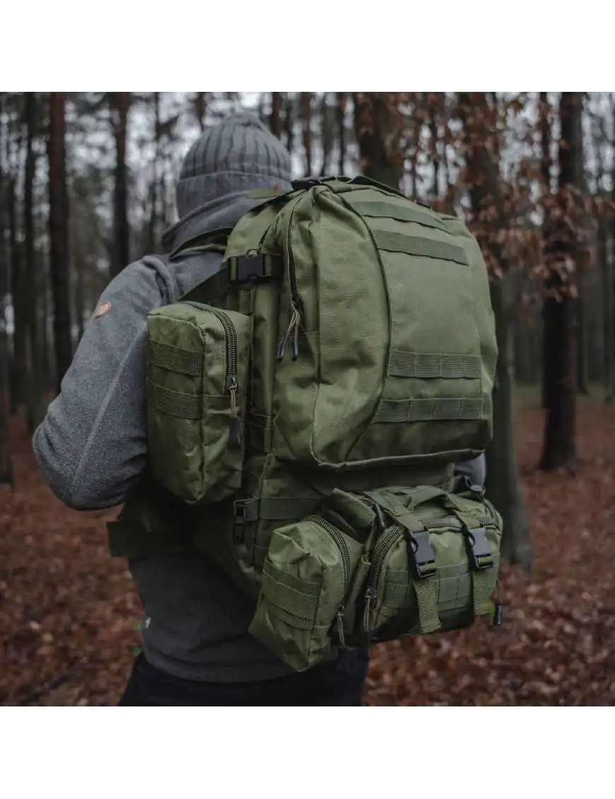 OFFLANDER PLECAK TURYSTYCZNY SURVIVAL COMBO 38L ZIELONY