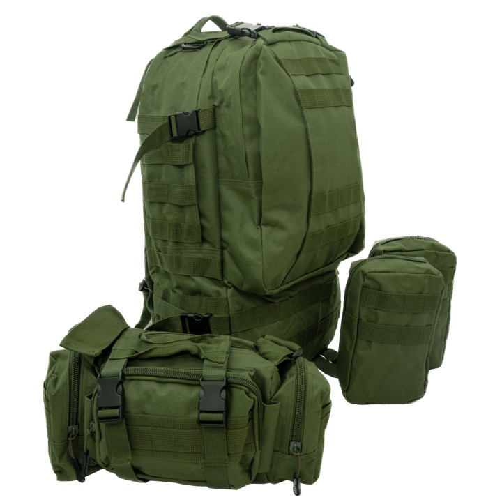 OFFLANDER PLECAK TURYSTYCZNY SURVIVAL COMBO 38L ZIELONY