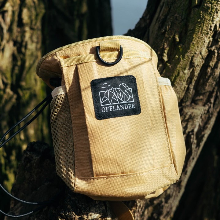 OFFLANDER SASZETKA TAKTYCZNA MOLLE Z RZEPEM OTWARTA KHAKI