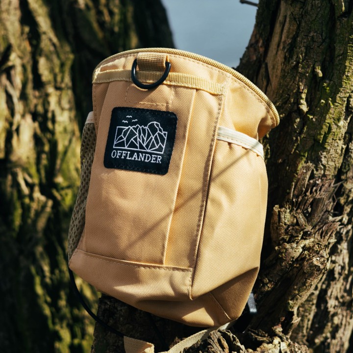 OFFLANDER SASZETKA TAKTYCZNA MOLLE Z RZEPEM OTWARTA KHAKI