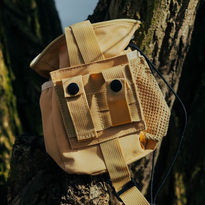 OFFLANDER SASZETKA TAKTYCZNA MOLLE Z RZEPEM OTWARTA KHAKI