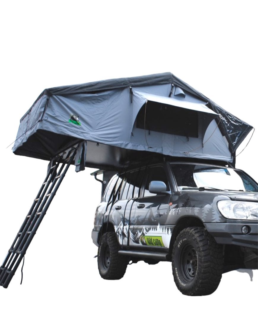 Namiot Dachowy Wild Camp Hudson 220 szary - namiot samochodowy