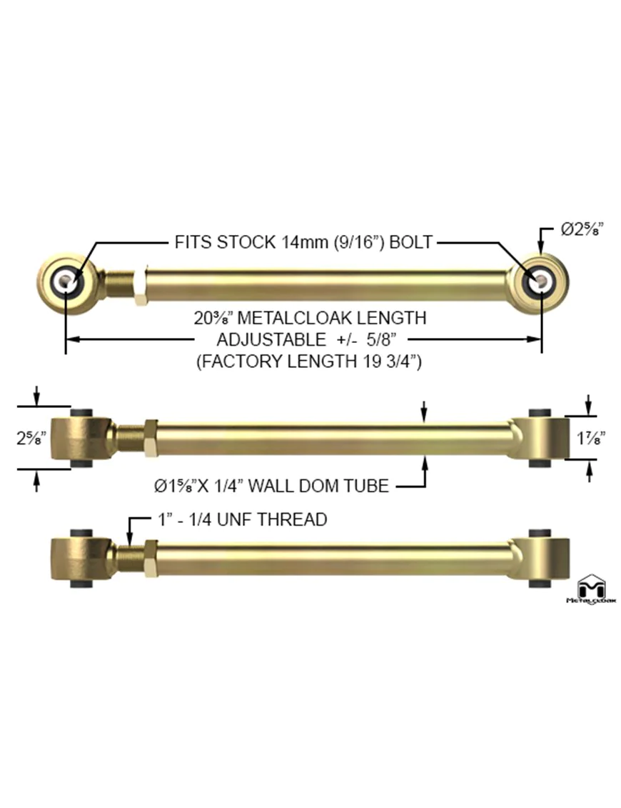 Duroflex Control Arms JK/JL Wrangler Lower Rear