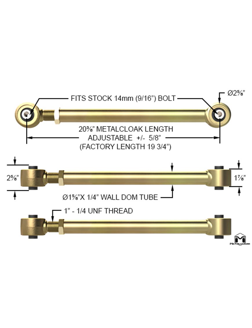 Duroflex Control Arms JK/JL Wrangler Lower Rear