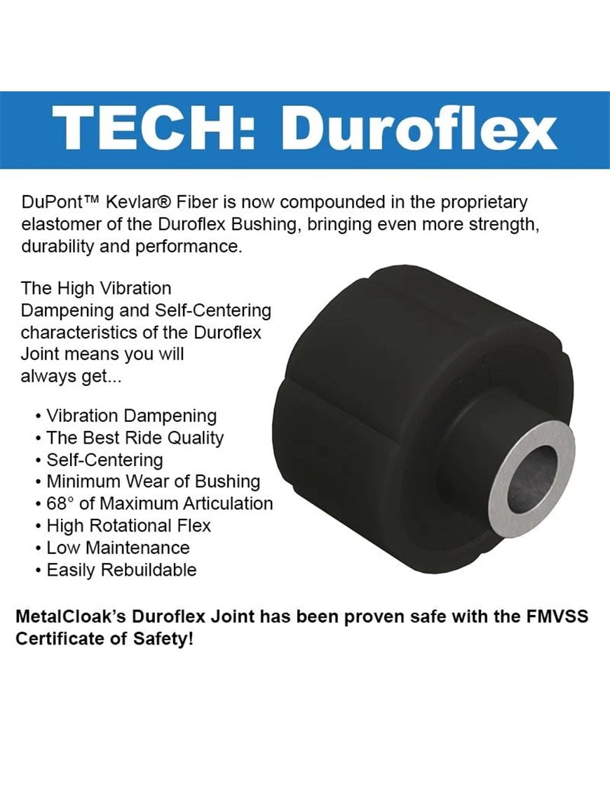 Duroflex Control Arms, JK/JL Wrangler, Upper Rear