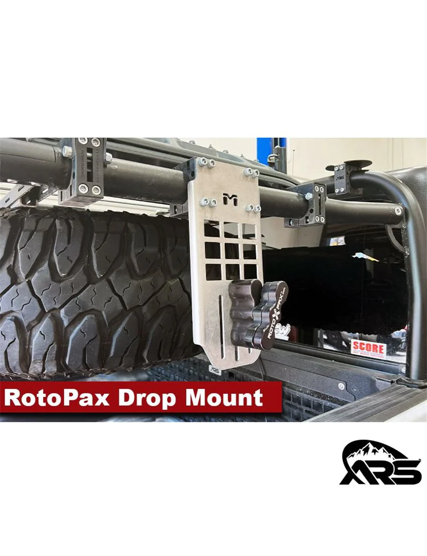 RotoPax Drop Bracket, Multi-Mount System, 2" Tube