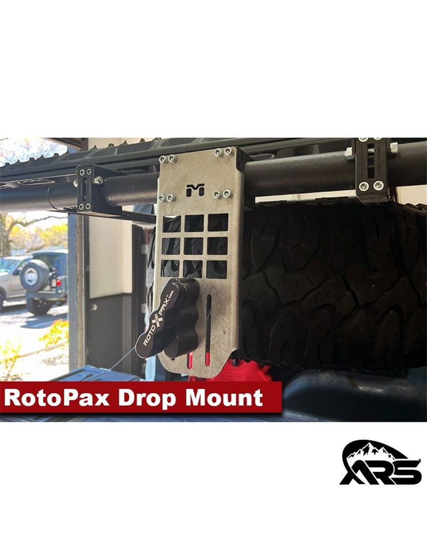 RotoPax Drop Bracket, Multi-Mount System, 2" Tube
