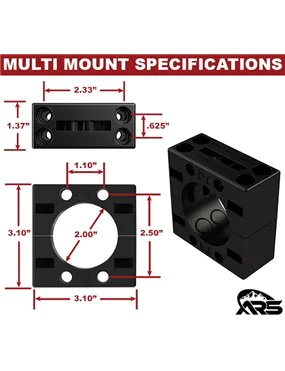 Mocowanie do Rotopax Multi-Mount na 2" rurkę 50mm