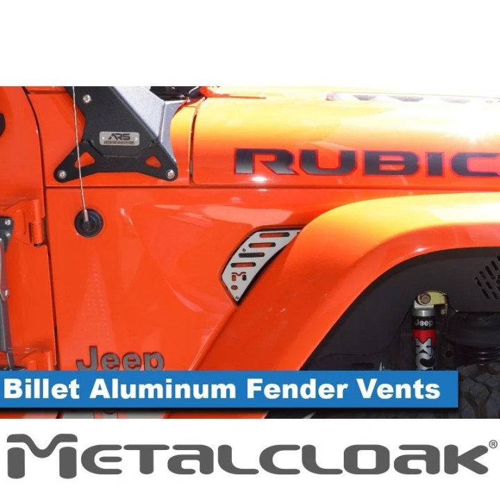 Wloty przednich nadkoli Jeep Wrangler JL JLU Gladiator JT Metalcloak