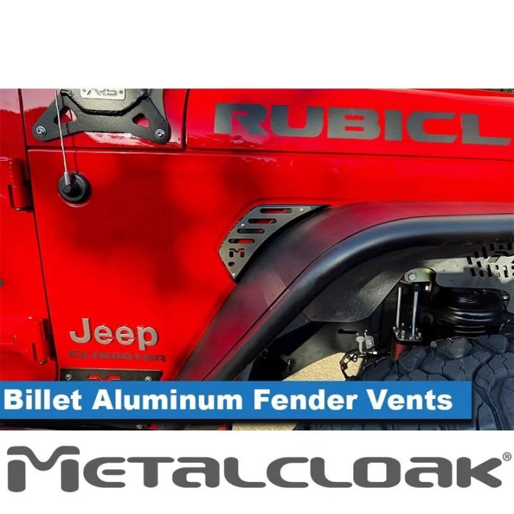 Wloty przednich nadkoli Jeep Wrangler JL JLU Gladiator JT Metalcloak
