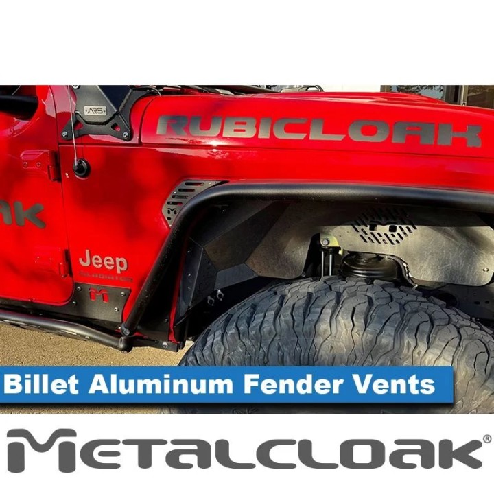 Wloty przednich nadkoli Jeep Wrangler JL JLU Gladiator JT Metalcloak