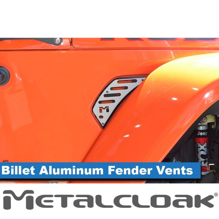Wloty przednich nadkoli Jeep Wrangler JL JLU Gladiator JT Metalcloak