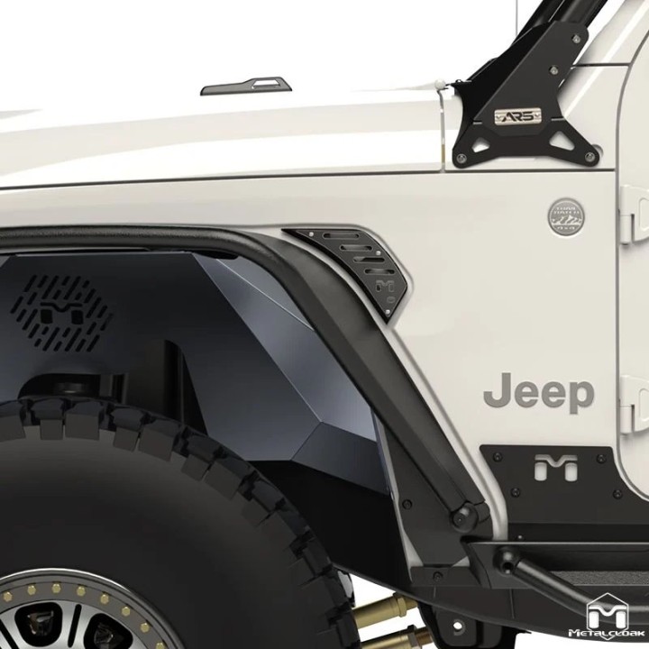 Wloty przednich nadkoli Jeep Wrangler JL JLU Gladiator JT Metalcloak