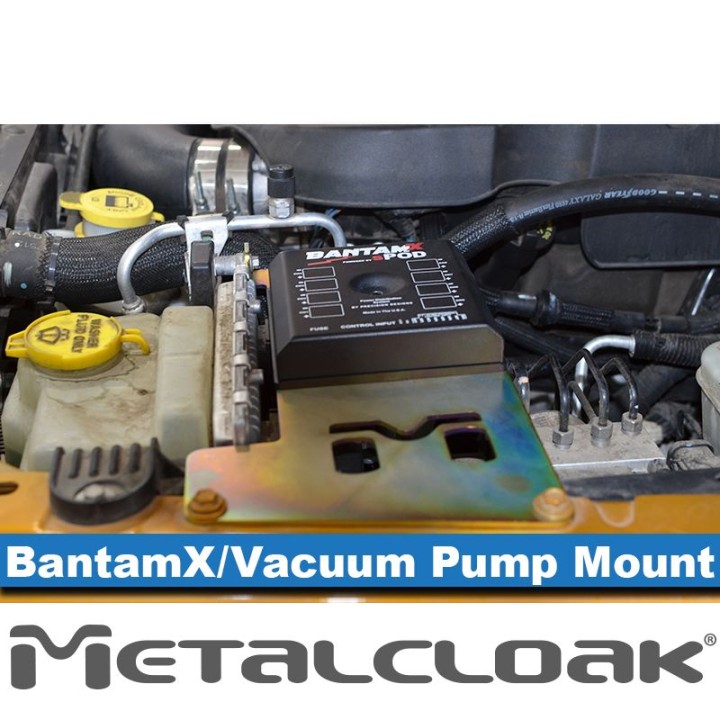 Relokacja mocowania Pompy Vacum i mocowanie Voswitcha Jeep Wrangler JK