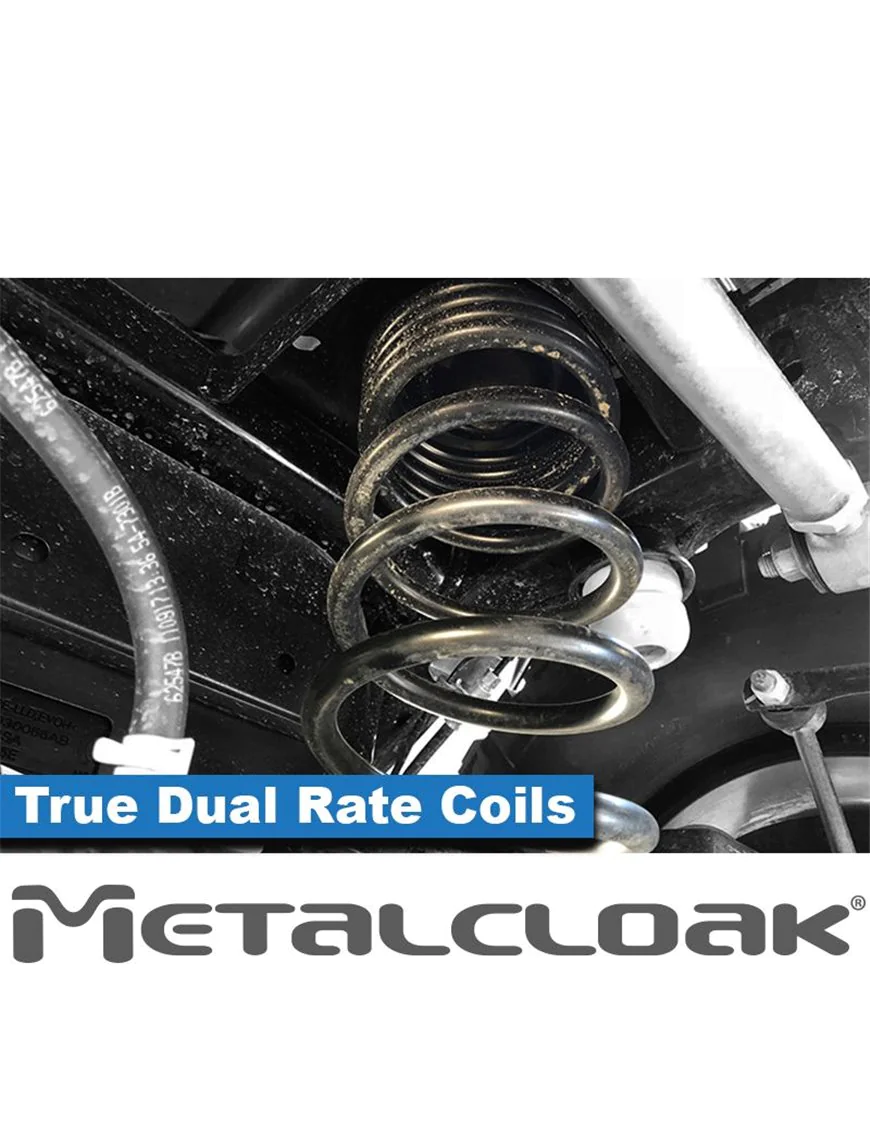 JL Wrangler True Dual Rate™ Coils, 4-Door 3.5" / 2 Door 4.5", Rear, Pair