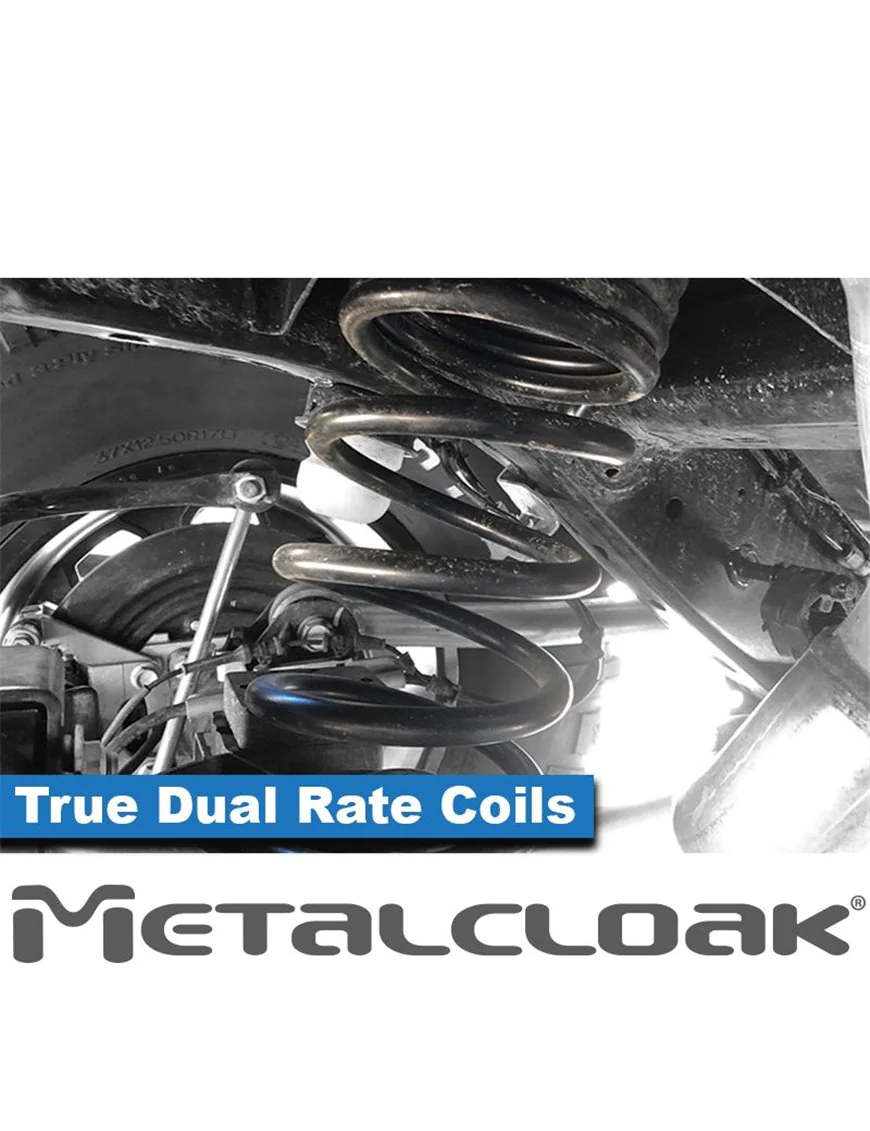 JL Wrangler True Dual Rate™ Coils, 4-Door 3.5" / 2 Door 4.5", Rear, Pair