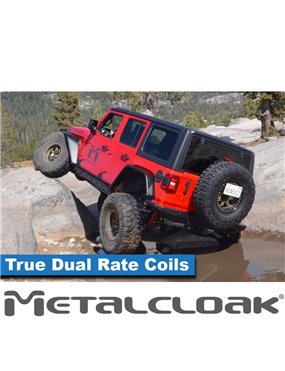 JL Wrangler True Dual Rate™ Coils, 4-Door 3.5" / 2 Door 4.5", Rear, Pair