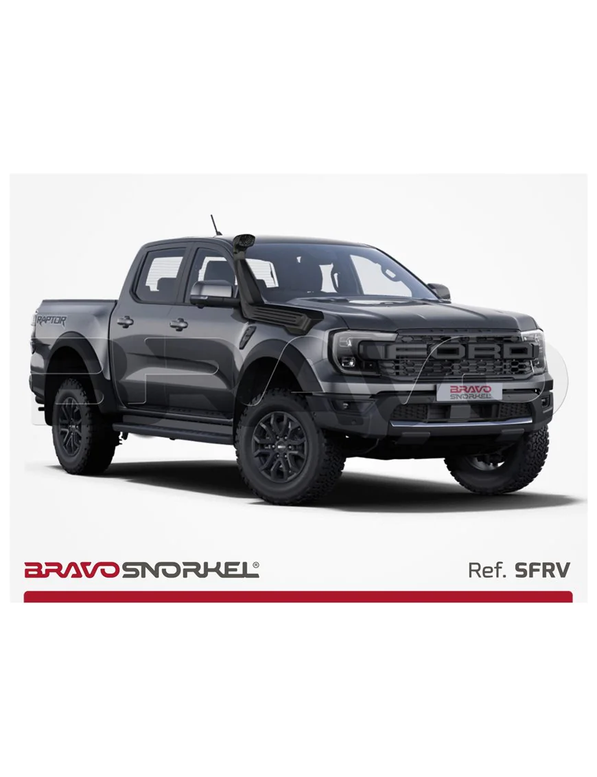 Bravo Snorkel FORD RANGER RAPTOR 2023+ Diesel Biturbo 2.0 3,0 V6