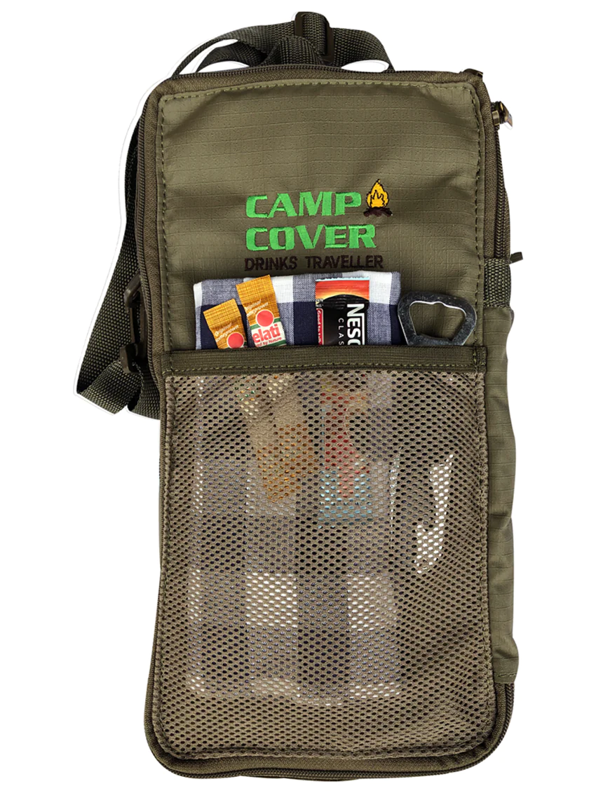 CAMP COVER TRAVELLER BAG FOR DRINKS FOR CAMPING, PICNIC AND THE CAR