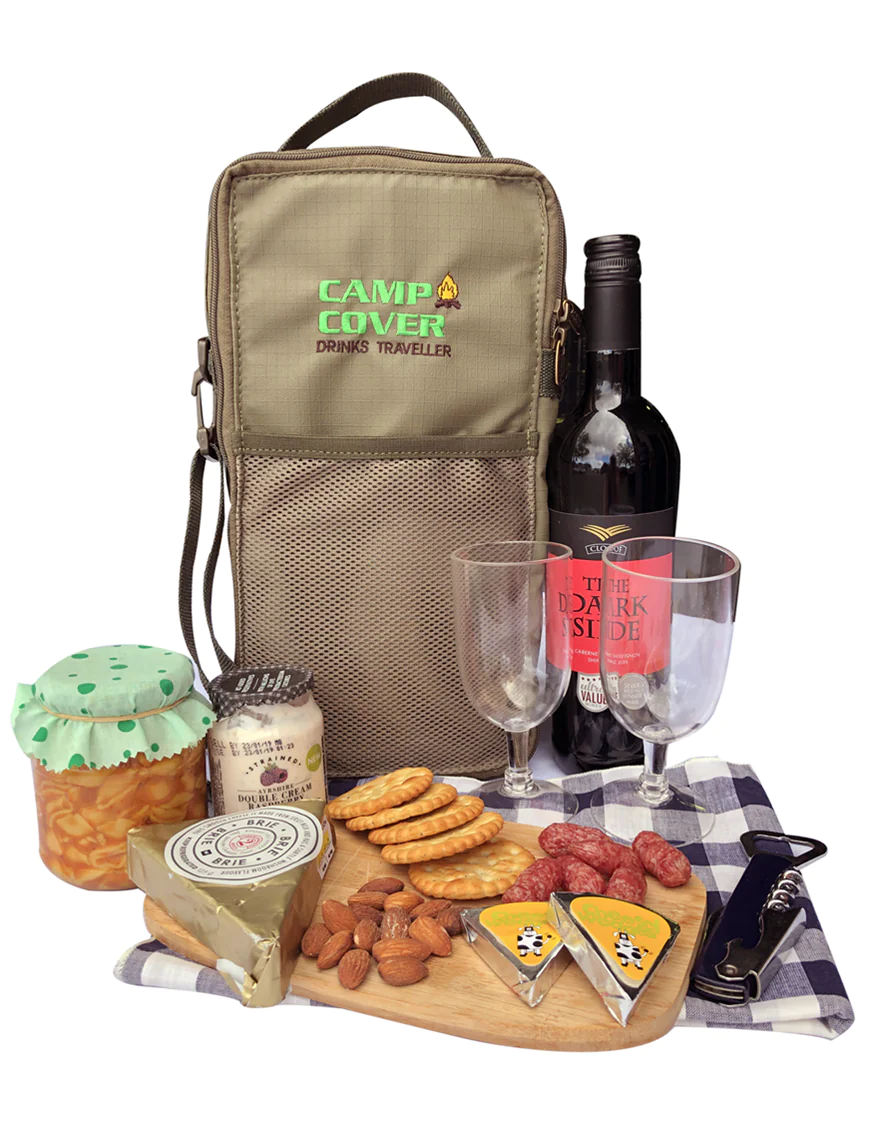 CAMP COVER TRAVELLER BAG FOR DRINKS FOR CAMPING, PICNIC AND THE CAR