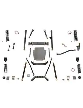 Zestaw zawieszenia Long Arm z konwersją mocowania na sprężyny Clayton Off Road Lift 6,5"